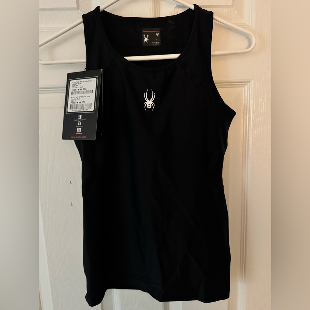 Spyder black padded Top - new
